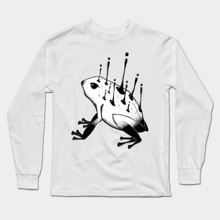 Poisonous Frog Illustration Long Sleeve T-Shirt